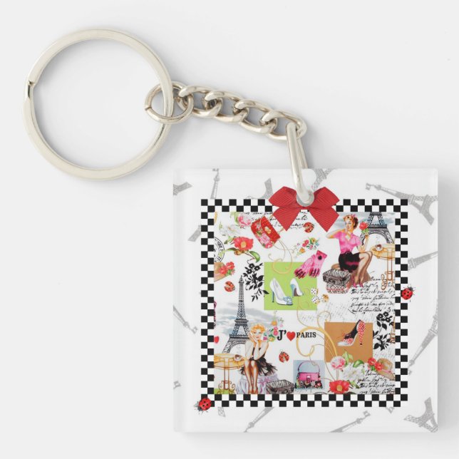 Llavero Abril en París 1 (Frente)