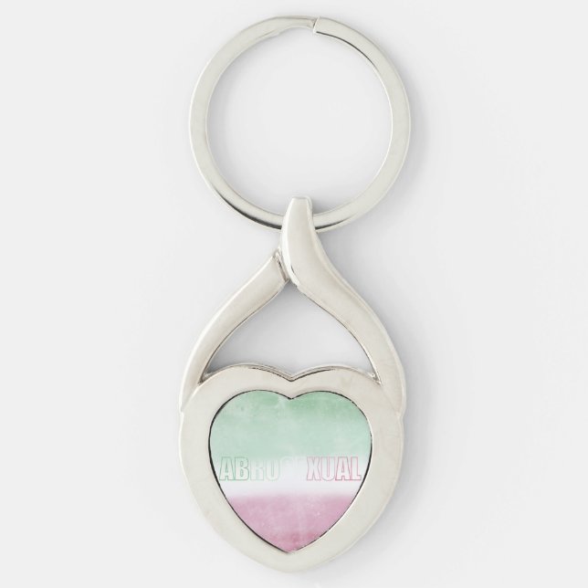 Llavero Abrosexual pride flag key ring (Anverso)
