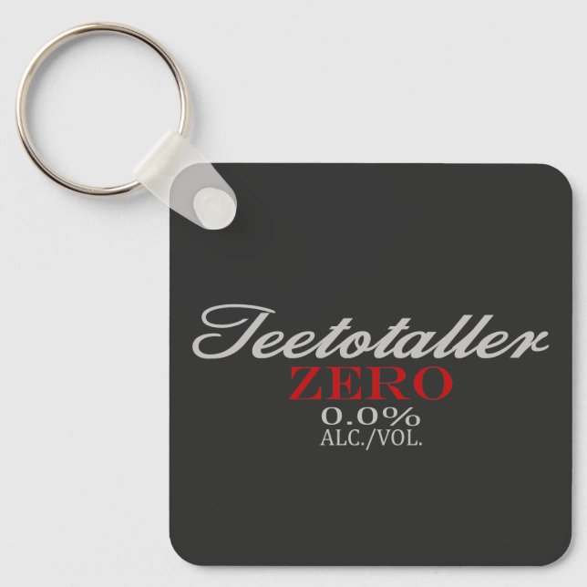 Llavero Abstinente Total Sin Alcohol! (Anverso)