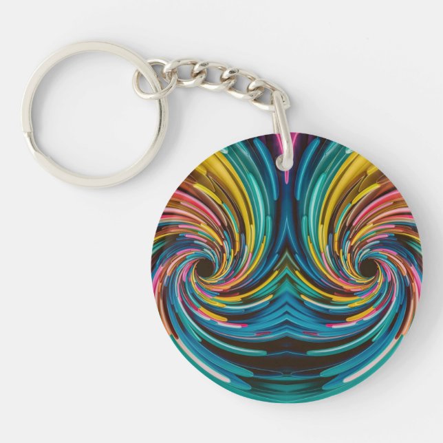 Llavero Abstract acrylic keychain (Frente)