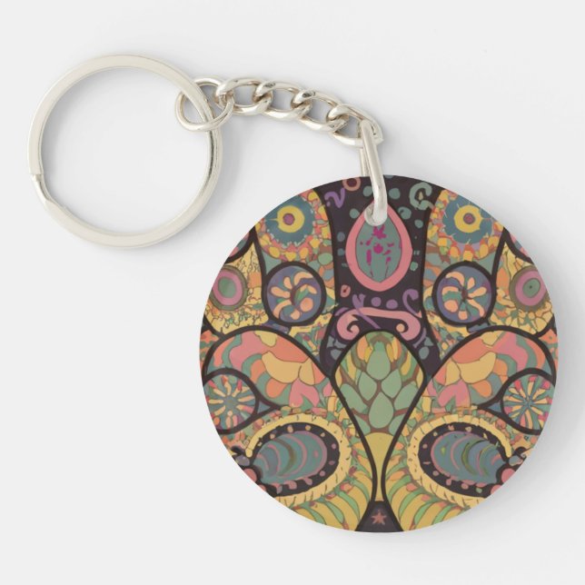 Llavero Abstract acrylic keychain (Frente)