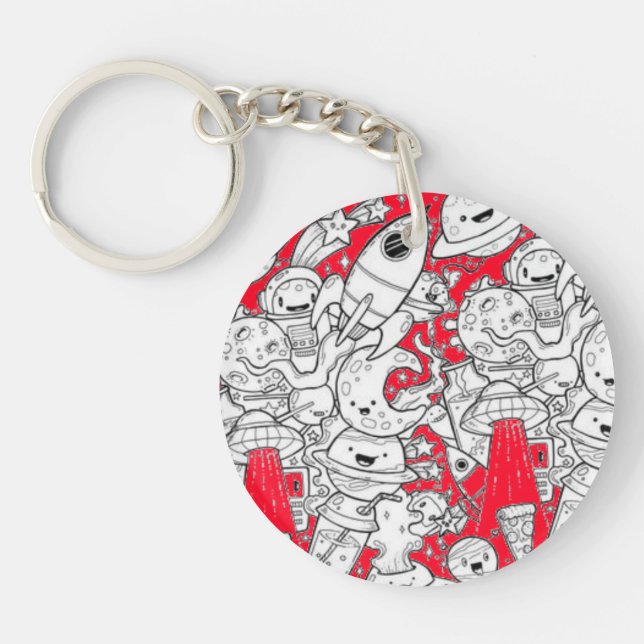 Llavero Abstract acrylic keychain (Frente)