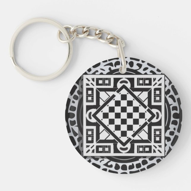 Llavero Abstract acrylic keychain (Frente)