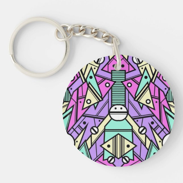 Llavero Abstract acrylic keychain (Frente)