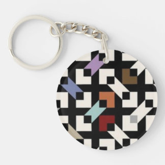 Llavero Abstract acrylic keychain