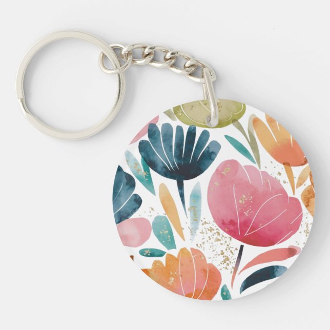 Llavero Abstract acrylic keychain (Frente)