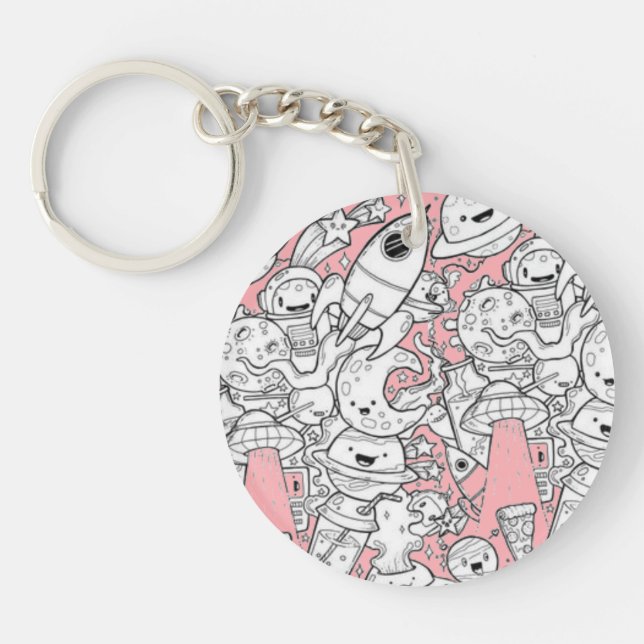 Llavero Abstract acrylic keychain (Frente)