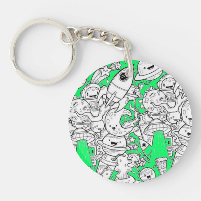 Llavero Abstract acrylic keychain (Frente)