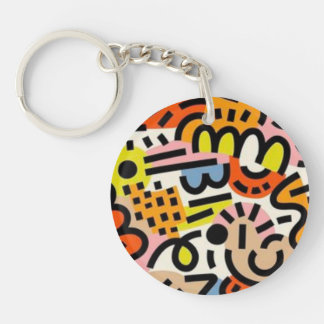 Llavero Abstract acrylic keychain