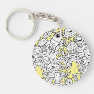 Llavero Abstract acrylic keychain