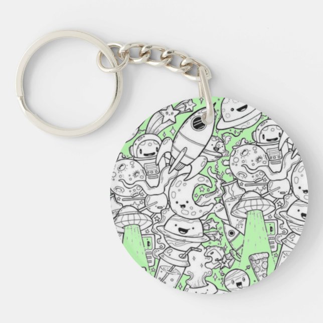 Llavero Abstract acrylic keychain (Frente)