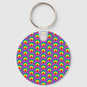 Llavero Abstract colorful shapes