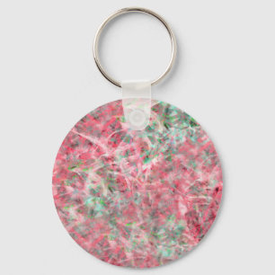 Llavero Abstract Expressionist Dance in Pink and Green