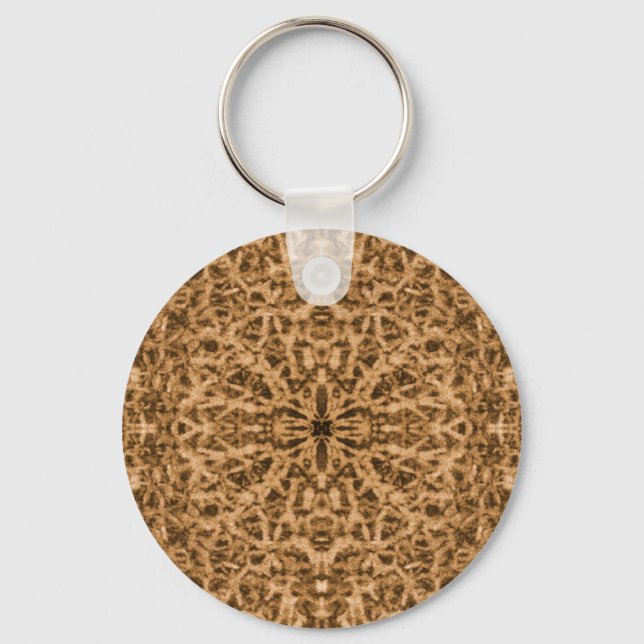 Llavero Abstract kaleidoscope fur pattern (Anverso)