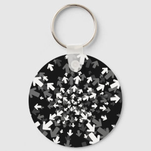 Llavero abstracto de las direcciones