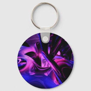 Llavero abstracto de las pasiones fluorescentes