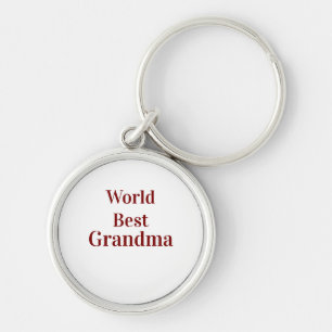 Llavero Abuela abuela abuelos mejor del mundo rosa n