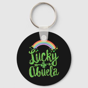 Llavero Abuela Afortunada Día de San Patricio Familia Abue