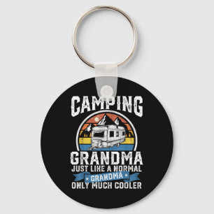 Llavero Abuela de acampada Divertida Camper Rv Retro Mujer