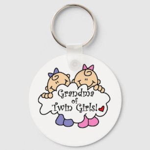 Llavero Abuela de Chicas gemelos