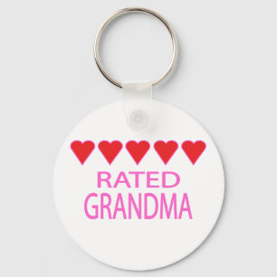 Llavero Abuela de cinco corazones