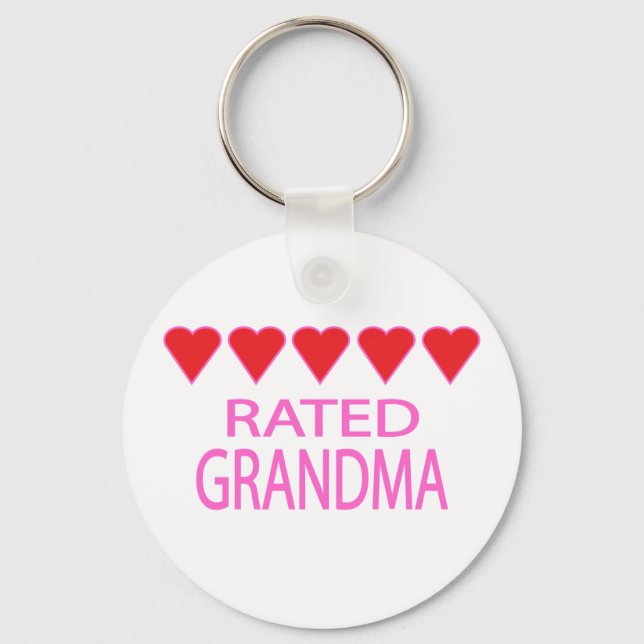 Llavero Abuela de cinco corazones (Anverso)