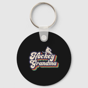 Llavero Abuela de hockey sobre hielo de un jugador de hock