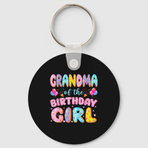 Llavero Abuela de la cumpleañera dulce donut cumpleaños