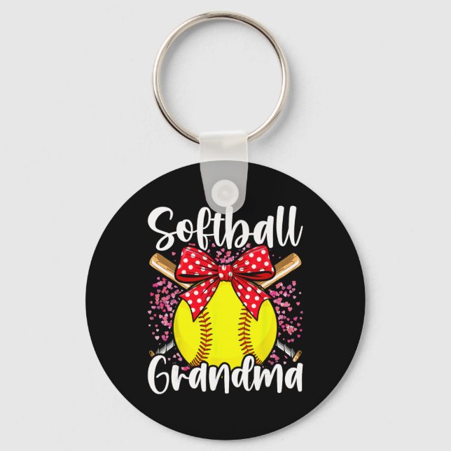 Llavero Abuela de sóftbol _2 (Anverso)