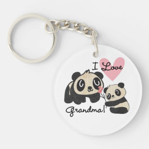 Llavero Abuela del amor de los osos de panda I