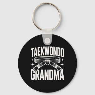 Llavero Abuela divertida de Taekwondo