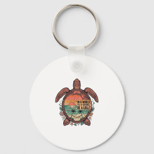 Llavero Abuela Divertida Diseño de Camiseta Vintage Turtle