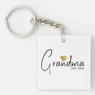 Llavero Abuela Estableció Nuevo Regalo para Abuela 
