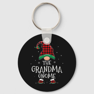 Llavero Abuela Gnome Xmas Familia Navidades de Plaid