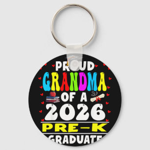 Llavero Abuela orgullosa de graduada de prekín de 2026 día