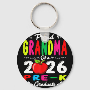 Llavero Abuela orgullosa de graduada de prekín de 2026 día