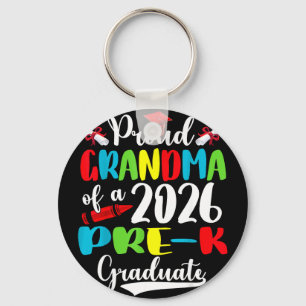 Llavero Abuela orgullosa de la graduada de prekín de 2026 