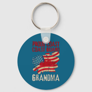 Llavero Abuela orgullosa de la Guardia Costera Arte Gráfic