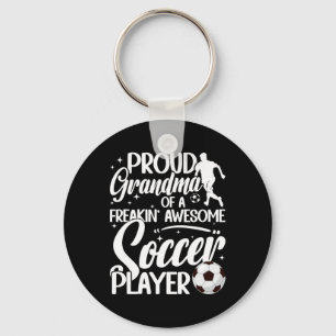 Llavero Abuela Orgullosa De Un Jugador De Fútbol Abuela Fú