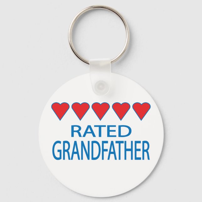 Llavero Abuelo de cinco corazones (Anverso)