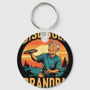 Llavero Abuelo de Disc Golf – Diseño divertido de deportes