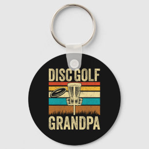 Llavero Abuelo de Disc Golf - Estilo Retro Vintage Disc Go