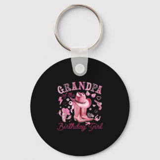 Llavero Abuelo de la cumpleañera vaquera rosa western