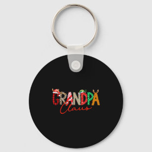 Llavero Abuelo de Navidad Coqueta Lazo Abuelo Claus Chris
