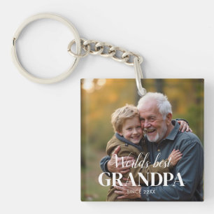 Llavero Abuelo del mundo desde 22xx foto linda