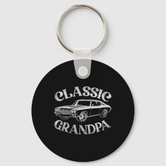 Llavero Abuelo Divertido Clic Coche Gráfico Familia Abuelo