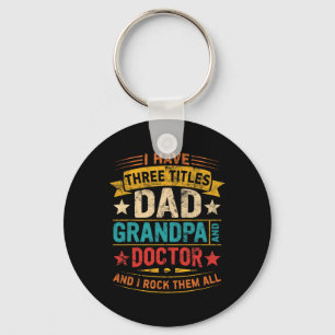 Llavero Abuelo Doctor Para Hombres Divertido Doctor Papá D