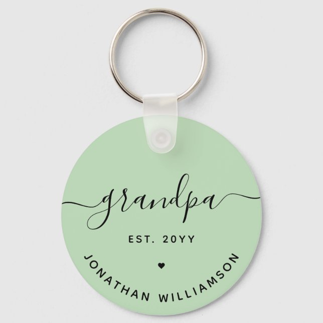 Llavero Abuelo Est Personalizado Nuevos Regalos Abuelos (Anverso)
