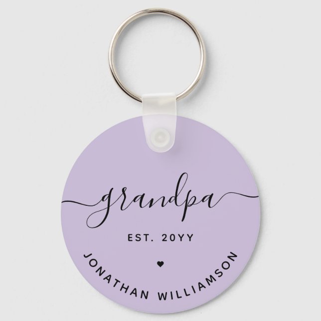 Llavero Abuelo Est Personalizado Nuevos Regalos Abuelos (Anverso)