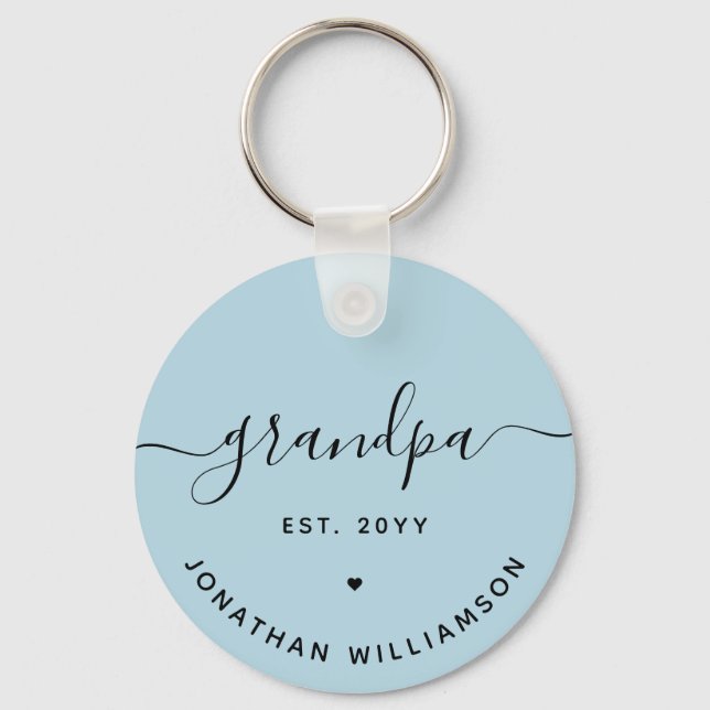 Llavero Abuelo Est Personalizado Nuevos Regalos Abuelos (Anverso)